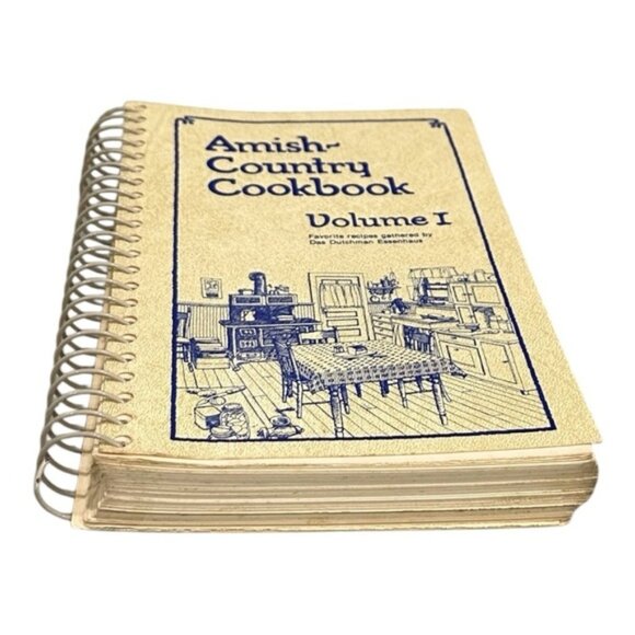 Amish Country Cookbook Volume I Das Dutchman Essenhaus Spiral Bound - Picture 2 of 9